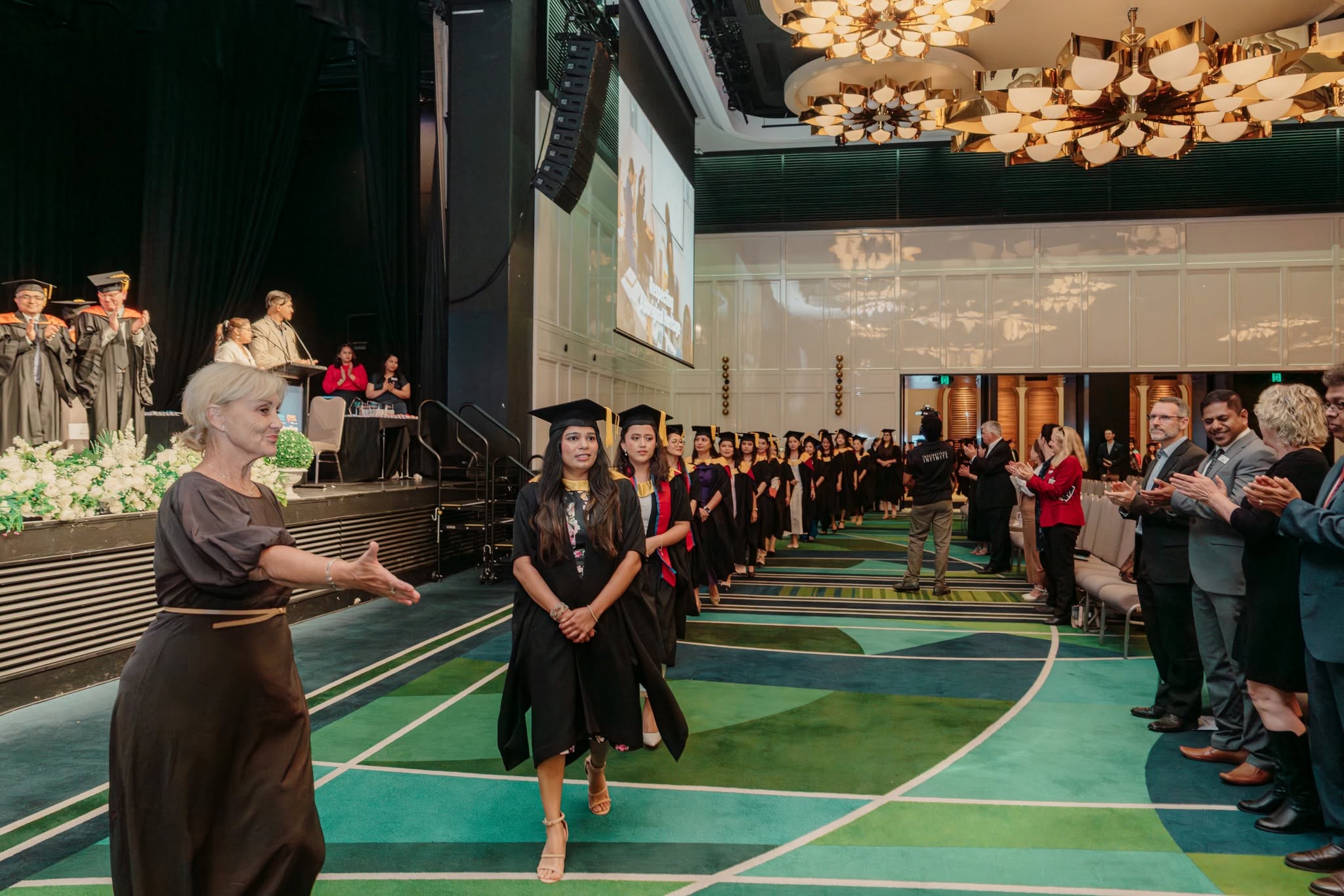 IHNA graduation ceremony procession